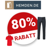 80% Hemden.de Gutschein