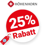25% Höhenhorn Rabatt – Auf ausgewählte Artikel