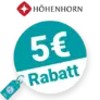 5€ Höhenhorn Rabatt – Newsletter