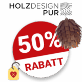 50% HolzDesignPur Gutschein