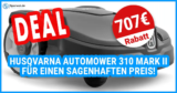 Mähroboter: Husqvarna Automower 310 Mark II für einen sagenhaften Preis!