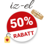 50% iz-el Gutschein