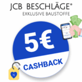 5€ JCB Beschläge Cashback