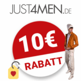 10€ JUST4MEN Gutschein