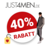 40% JUST4MEN Gutschein