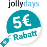 5€ Jollydays Rabatt – Newsletter