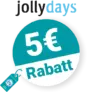 5€ Jollydays Rabatt – Newsletter