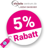 5% Kfzteile-Zentrum Gutschein – AUF ALLES