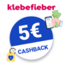 5€ Klebefieber Cashback