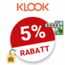 5% Klook Gutschein