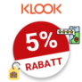 5% Klook Gutschein