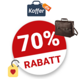 70% Koffer.de Gutschein