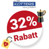 32% Kotters Gutschein – Sale