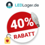 40% LEDLager Gutschein
