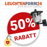50% Leuchtenform24 Gutschein