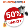 50% Leuchtenform24 Gutschein
