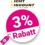 3% Lichtdiscount Gutschein – Auf Lampen und Leuchten
