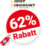 62% Lichtdiscount Rabatt – Sale