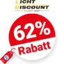 62% Lichtdiscount Rabatt – Sale