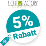 5% Light-Factory Rabatt – AUF ALLES