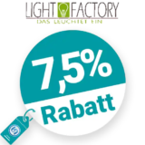 7,5% Light-Factory Rabatt – AUF ALLES
