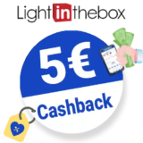 5€ Lightinthebox Cashback