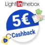 5€ Lightinthebox Cashback