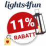 11% Lights4fun Gutschein