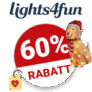 60% Lights4fun Gutschein