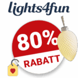 80% Lights4fun Gutschein