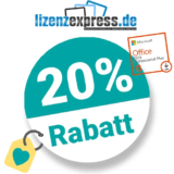 20% Lizenzexpress Gutschein – Auf alles von Microsoft