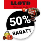 50% Lloyd Gutschein