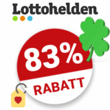 83% Lottohelden Gutschein