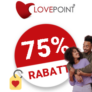 75% Lovepoint Gutschein