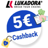 5€ Lukadora Cashback