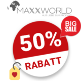 50% MAXXWORLD Gutschein