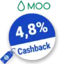 4,8% MOO Cashback – AUF ALLES