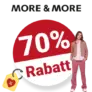 70% MORE & MORE Gutschein – Sale