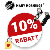 10% Many Mornings Gutschein