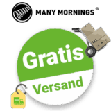 Many Mornings Gutschein Gratis Versand