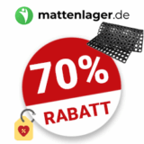 70% Mattenlager Gutschein