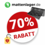 70% Mattenlager Gutschein