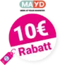 10€ Mayd Gutschein – AUF ALLES