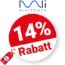 14% Mini Power Rabatt – Auf Powerstation