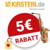 5€ Musikhaus Kirstein Gutschein
