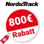 800€ NordicTrack Rabatt – Auf ausgewählte Laufbänder