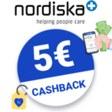 5€ Nordiska Cashback