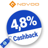 4,8% Novoo Rabatt – Cashback