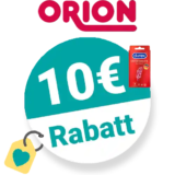 10€ ORION Gutschein – Newsletter