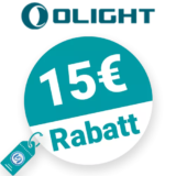 15€ Olight Rabatt – Neukunden